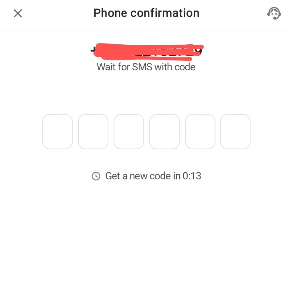 Parimatch app OTP verification