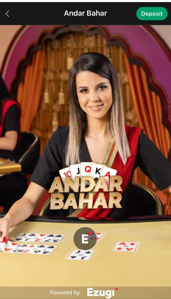 Live Andar Bahar at Parimatch India 