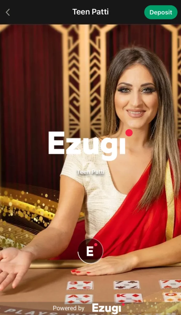 Live Teen Patti at Parimatch India 