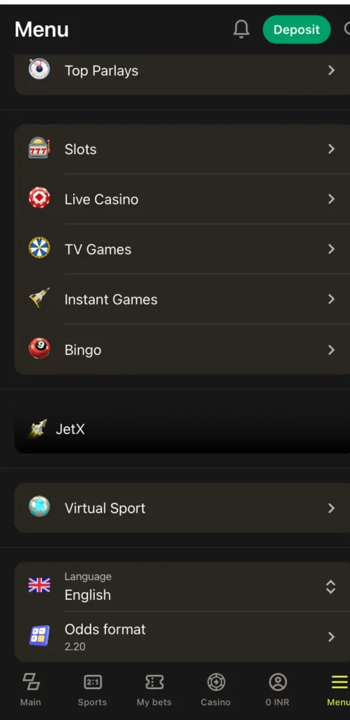 Live Casino at Parimatch India